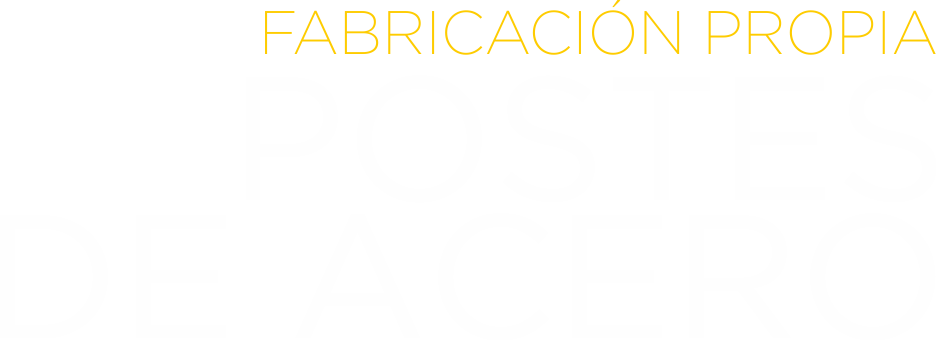 Fabricacion de postes Fabricacion de postes
